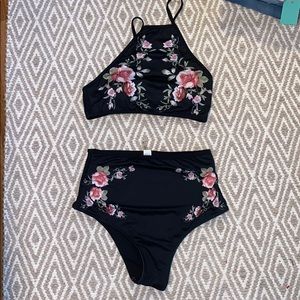 FLORAL HIGHWAISTED BIKINI